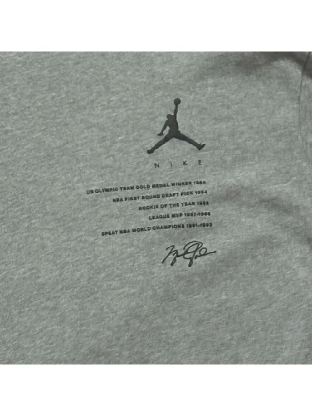 Jordan Jumpman Long-Sleeve T-Shirt-Michael Jordan-Gray-Large-GUC